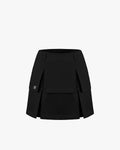 High waisted layer skirt - Black
