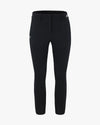 High Waisted Straight Slim Pants - Black