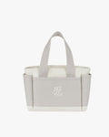 String Square Tote Bag - Beige