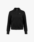 Sweater Layered Collar T -shirt - Black