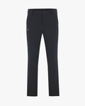 Men's straight fit mink fleece pants  - Black