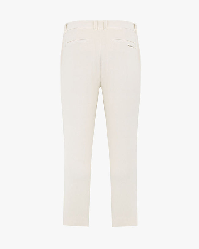 Men's Tapered Fit Corduroy Pants  - Ivory