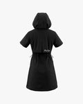 Short Sleeved Padded Dress Jumper - Black