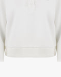 Loose Fit Hoodied pullover - White