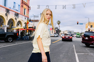 FLC Oversized LA T-shirts (Yellow)