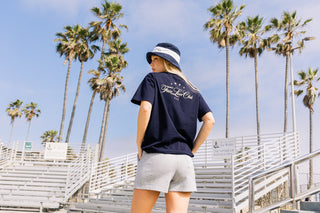 FLC Oversized Star T-shirts (Navy)