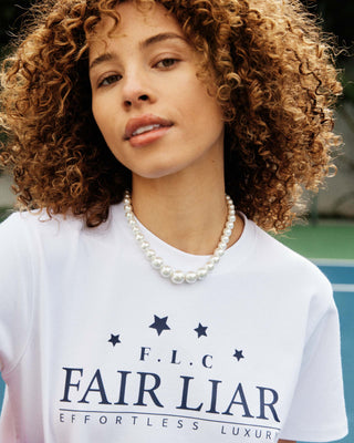 Star Cropped T-Shirt (White)