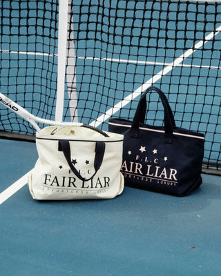 Star Canvas Tote Bag (White)