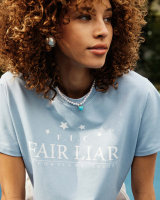 Star Cropped T-Shirt (Blue)
