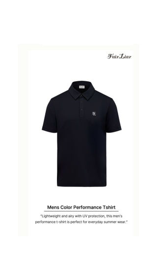 Men's Color Performance T Shirt (black)