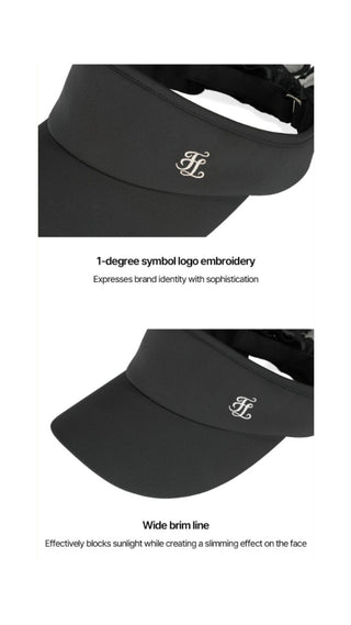 Lace Scarf Visor (Black)