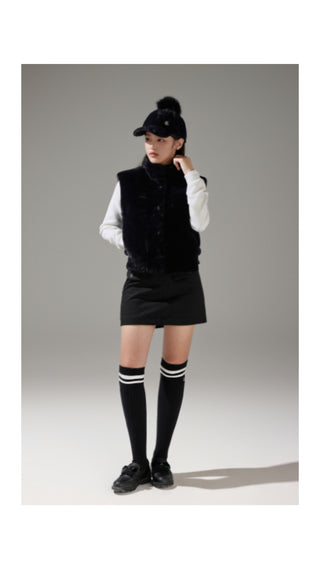 Cable Knee-socks (Black)