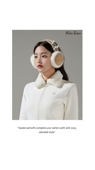Suede Earmuff (Beige)