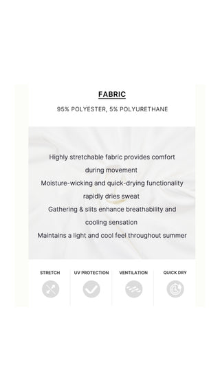 Front Shirring Sleeveless T Shirt (Black)