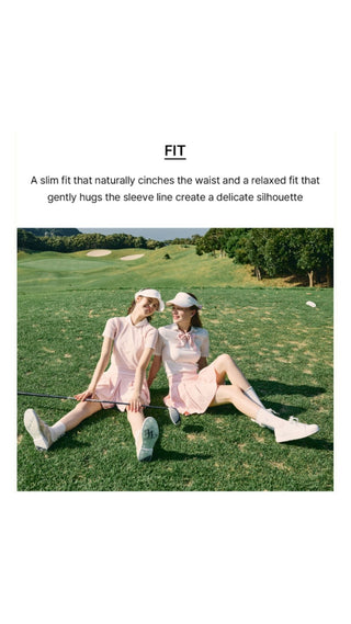 Scarf Set Open-neck T-Shirt (Black)