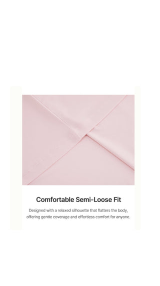 Loose Fit Logo Symbol T Shirt (Pink)