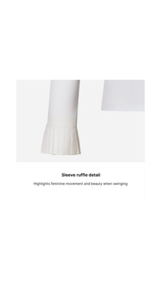 Frill Windproof Tshirt (Ivory)