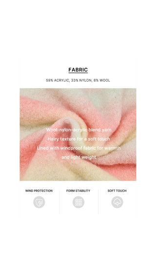 Gradient Windproof Cardigan (Pink)