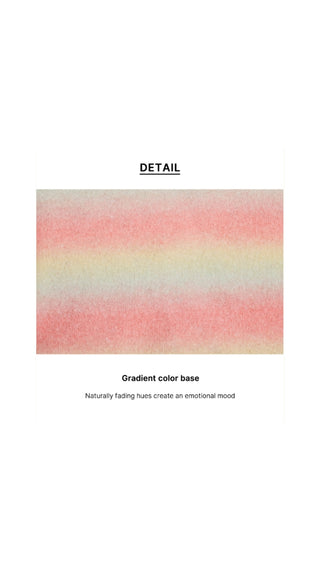 Gradient Windproof Cardigan (Pink)