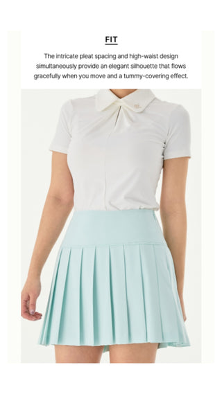 Fair Liar Performance Pleated Skirt (Mint)