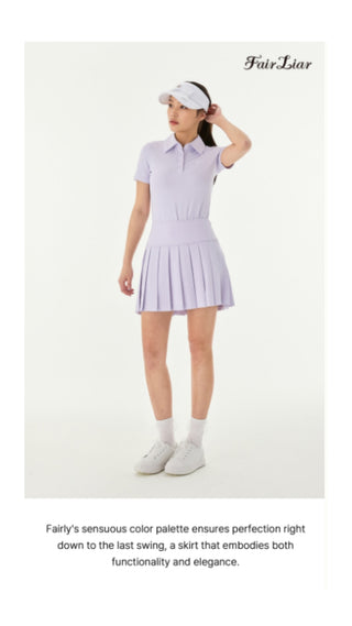 Fair Liar Performance Pleated Skirt (Lavender)