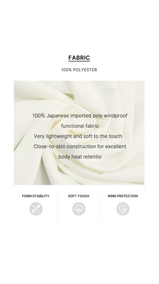 Round-neck Windproof Tshirt (Ivory)