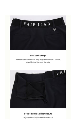 Back Band Hline Skirt (Black)