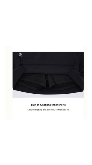 Back Band Hline Skirt (Black)