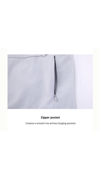 Back Band Hline Skirt (Grey)