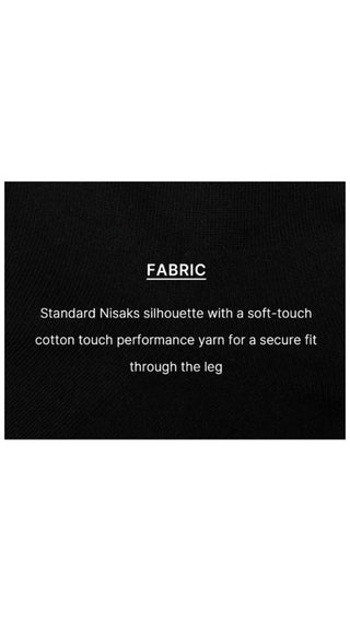 Leather Ribbon Knee-socks (Black)