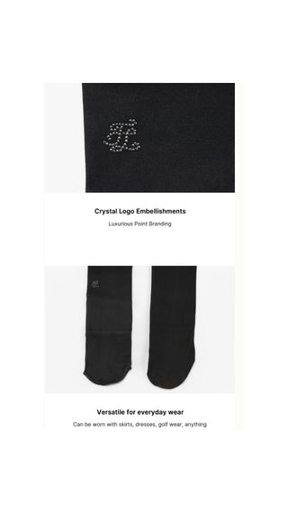 See-Through Brushed Warm Stocking (Brown)