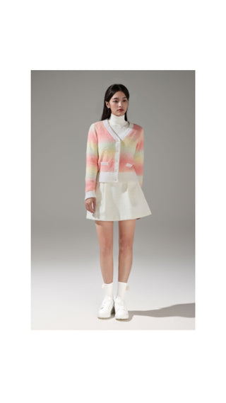 Fur ball Ankle-socks (Black)