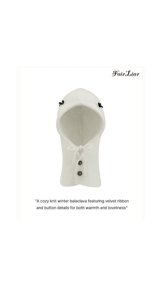 Knit Baraclava (Ivory)