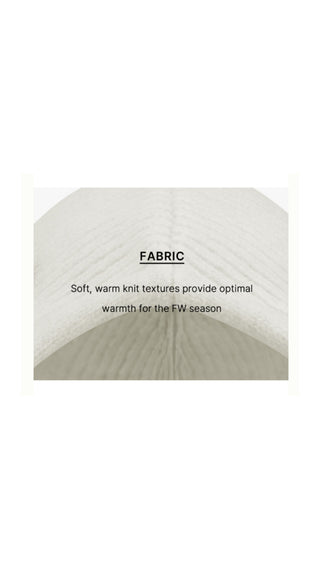 Knit Baraclava (Ivory)