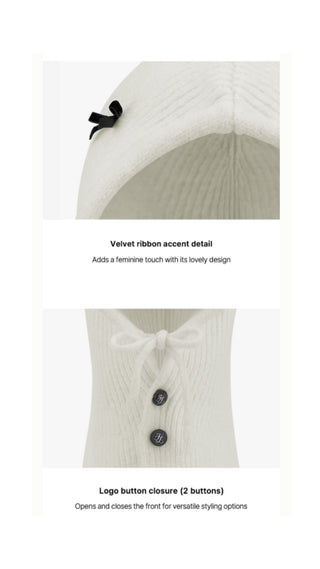 Knit Baraclava (Ivory)