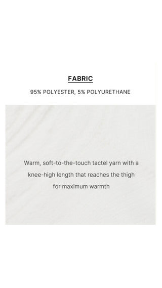 Cable Knee-socks (Ivory)