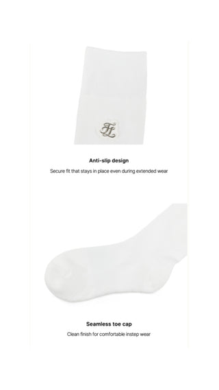 Wappen Knee-socks (White)