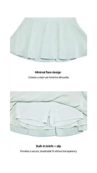 Lucé Flare Skirt (Mint)