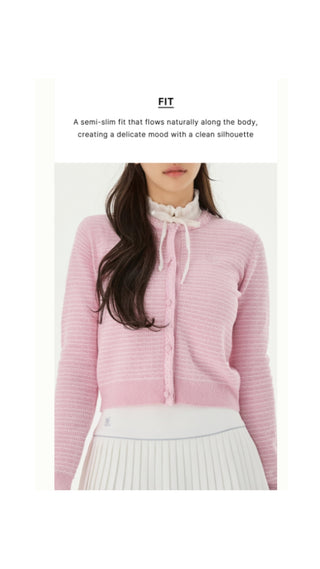 Twinkle Glitter Cardigan (Pink)