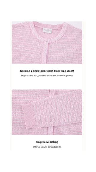Twinkle Glitter Cardigan (Pink)