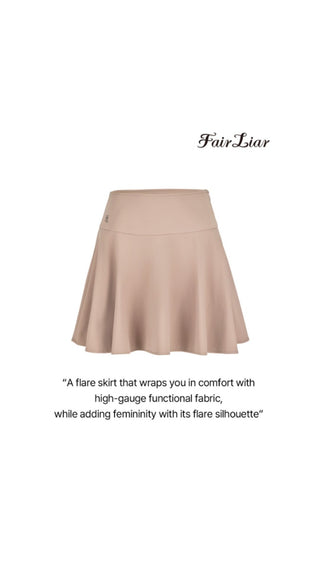 Lucé Flare Skirt (Cocoa)