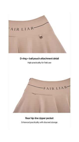Lucé Flare Skirt (Cocoa)
