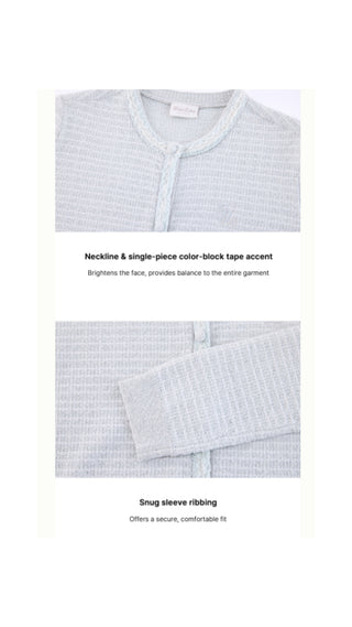 Twinkle Glitter Cardigan (Blue)