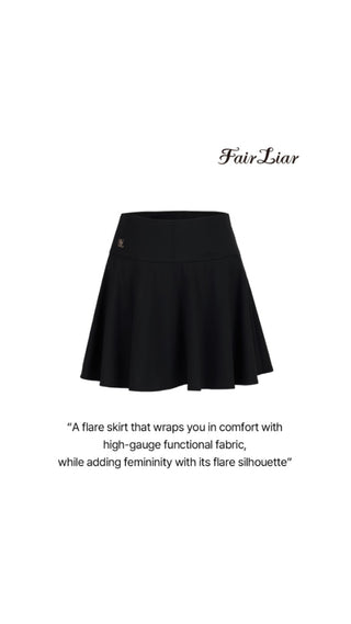 Lucé Flare Skirt (Black)