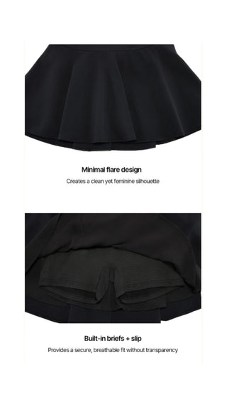 Lucé Flare Skirt (Black)