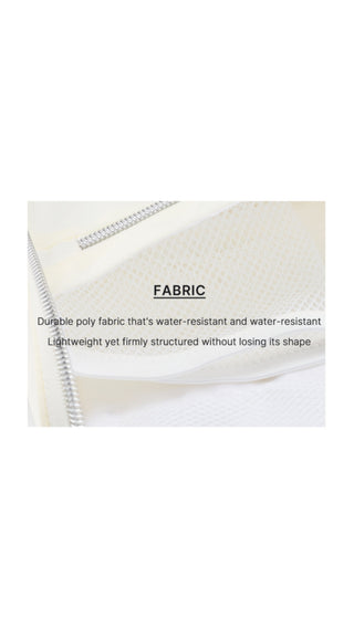 Logo Quilted Cart Pouch (White)