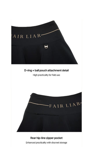 Lucé Flare Skirt (Black)