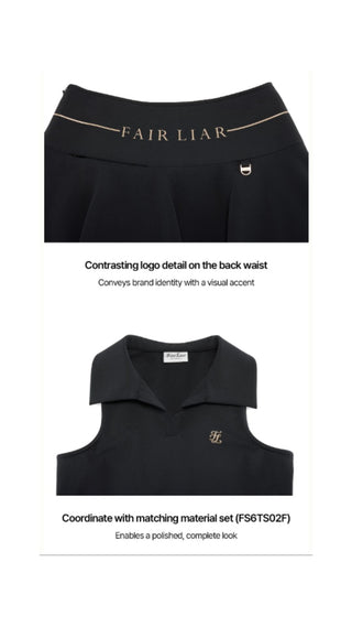 Lucé Flare Skirt (Black)