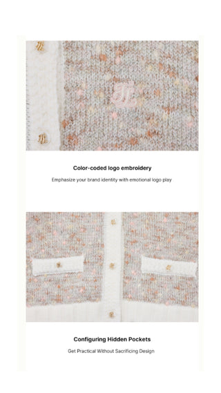 Fur Collar Windproof Cardigan (Beige)