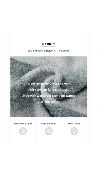 Gradient Windproof Cardigan (Grey)